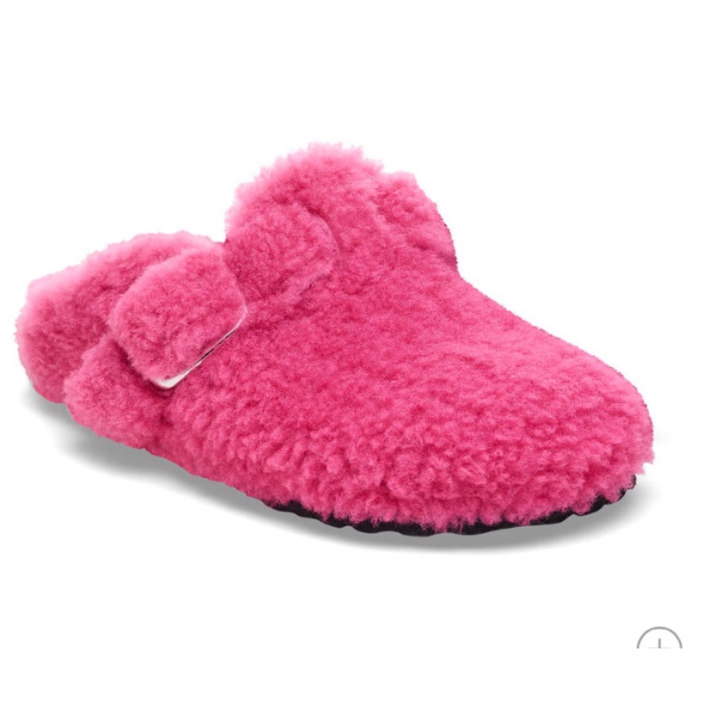 Birkenstock Boston Big Buckle Teddy Sherling Clog